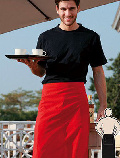 Picture of BOCINI Polyester Drill Three Quarter Apron-No Pocket WA0654