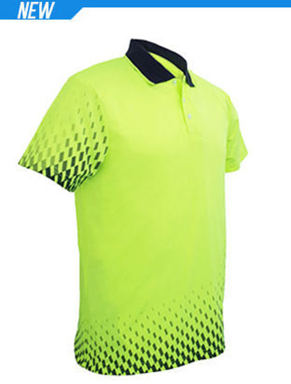 Picture of BOCINI Unisex Adults Hi-Vis Gradient Polo SP0703