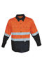 Picture of BOCINI Unisex Adults Hi-Vis L/S Cotton Drill Shirt With Reflective Tape SS1232