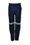 Picture of BOCINI Unisex Adults Cotton Drill Work Pants With Reflective Tape WK1234