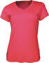 Picture of BOCINI Ladies Brushed V-Neck Tee Shirt CT1418