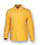 Picture of BOCINI Plain Colour Poly Face Cotton Backing Long Sleeve Polo CP1604