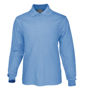 Picture of BOCINI Plain Colour Poly Face Cotton Backing Long Sleeve Polo CP1604