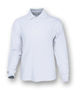 Picture of BOCINI Plain Colour Poly Face Cotton Backing Long Sleeve Polo CP1604