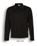 Picture of BOCINI Stitch Feature Essentials-Unisex Adults Long Sleeve Polo CP0912